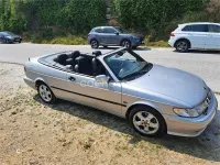 Usado Saab 9-3 Cabriolet 150 CV (110 kW) 2002 Gris / plata Descapotable
