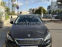 Usado Peugeot 308 SW GT-line 130 CV (95 kW) 2015 Negro Familiar