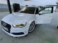 Usado Audi A3 S-Line 110 CV (80 kW) 2015 Blanco Berlina