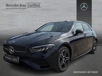 Usado Mercedes A250 AMG line 218 CV (160 kW) 2025 Negro cosmos