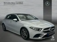Usado Mercedes A180 AMG line 136 CV (100 kW) 2020 Gris Berlina