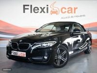 Usado BMW 220 190 CV (139 kW) 2015 Negro Descapotable