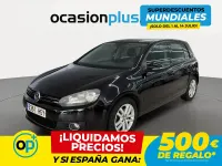 Usado VW Golf VI Sport 140 CV (102 kW) 2011 Negro Utilitario