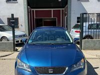 Usado Seat Leon Ecomotive 110 CV (80 kW) 2016 Azul Berlina