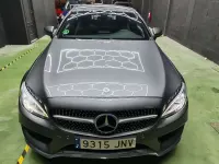 Usado Mercedes C220 AMG line 170 CV (125 kW) 2016 Gris Coupe