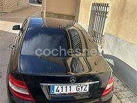 Usado Mercedes C200 Avantgarde 136 CV (100 kW) 2009 Azul Berlina