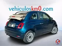 Usado Fiat 500 70 CV (51 kW) 2023 Azul Descapotable