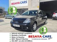 Usado Renault Clio II Authentique 75 CV (55 kW) 2007 Negro Utilitario
