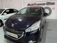 Usado Peugeot 208 Allure 82 CV (60 kW) 2014 Azul Utilitario