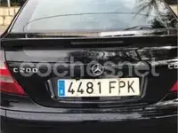Usado Mercedes C220 150 CV (110 kW) 2007 Negro Berlina