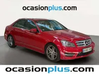 Usado Mercedes C220 Avantgarde 170 CV (125 kW) 2013 Rojo Berlina