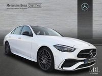 Usado Mercedes C200 AMG line 204 CV (150 kW) 2021 Blanco polar  pintura unicolor Berlina