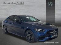 Usado Mercedes C200 AMG line 163 CV (119 kW) 2024 Azul sodalita Berlina