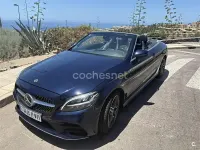 Usado Mercedes C220 194 CV (142 kW) 2019 Azul Descapotable