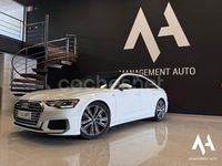 Usado Audi A6 S-Line 340 CV (250 kW) 2019 Blanco Berlina