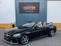 Usado Mercedes C220 170 CV (125 kW) 2017 Negro Descapotable
