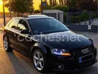 Usado Audi A3 Ambition 140 CV (102 kW) 2007 Negro Utilitario