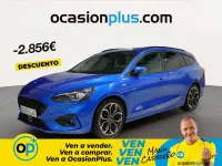 Usado Ford Focus ST-Line 125 CV (91 kW) 2020 Azul Familiar
