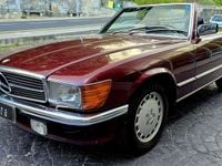 Usado Mercedes SL500 1986 Burdeos Descapotable