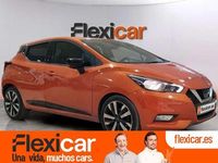 Usado Nissan Micra Acenta 90 CV (66 kW) 2017 Naranja Utilitario