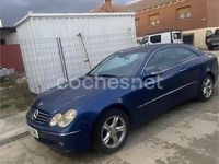 Usado Mercedes CLK200 Avantgarde 163 CV (119 kW) 2002 Azul Coupe