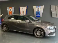 Usado Mercedes A200 AMG line 156 CV (114 kW) 2016 Gris / plata Berlina