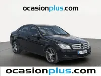 Usado Mercedes C200 Avantgarde 136 CV (100 kW) 2010 Negro Berlina