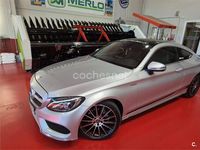Usado Mercedes C220 170 CV (125 kW) 2018 Gris / plata Coupe