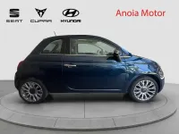 Usado Fiat 500C Lounge 69 CV (50 kW) 2018 Azul Descapotable