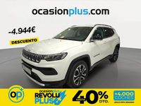 Usado Jeep Compass Limited 130 CV (95 kW) 2021 Blanco SUV
