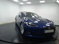 Usado Tesla Model S 450 kW (613 CV) 2018 Azul Utilitario