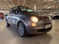 Usado Fiat 500C Lounge 69 CV (50 kW) 2015 Gris / plata Descapotable