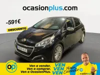 Usado Peugeot 208 Style 82 CV (60 kW) 2018 Negro Utilitario