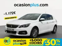 Usado Peugeot 308 Allure 110 CV (80 kW) 2021 Blanco