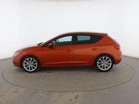 Usado Seat Leon FR 131 CV (96 kW) 2019 Naranja Utilitario