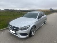 Usado Mercedes C220 AMG 170 CV (125 kW) 2014 Gris / plata Berlina