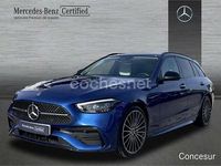Usado Mercedes C220 200 CV (147 kW) 2022 Azul Familiar