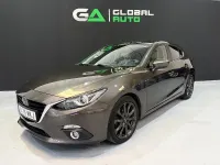 Usado Mazda 3 Luxury 150 CV (110 kW) 2014 Marrón Berlina