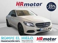 Usado Mercedes C200 137 CV (100 kW) 2018 Negro Berlina