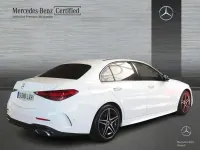 Usado Mercedes C220 AMG line 200 CV (147 kW) 2022 Blanco Berlina