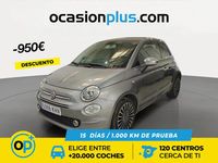 Usado Fiat 500 Lounge 69 CV (50 kW) 2018 Gris Utilitario