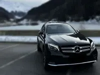 Usado Mercedes GLC220 AMG line 170 CV (125 kW) 2016 Negro SUV