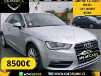 Usado Audi A3 Ambiente 105 CV (77 kW) 2013 Gris / plata Berlina