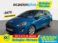 Usado Ford Fiesta Titanium 100 CV (73 kW) 2017 Azul Utilitario