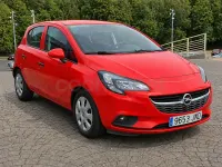 Usado Opel Corsa Excellence 90 HP (66 kW) 2016 Vermelho Citadino
