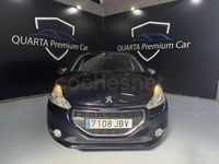Usado Peugeot 208 Access 82 CV (60 kW) 2014 Azul Utilitario