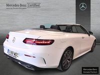Usado Mercedes E220 AMG line 194 CV (142 kW) 2022 Blanco Descapotable