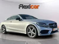 Usado Mercedes C220 AMG line 170 CV (125 kW) 2016 Gris Coupe