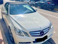 Usado Mercedes E200 Avantgarde 184 CV (135 kW) 2010 Blanco Descapotable