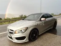 Usado Mercedes CLA220 AMG line 170 CV (125 kW) 2013 Gris / plata Coupe